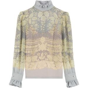 Philosphy di Lorenzo Serafini Print silk blouse